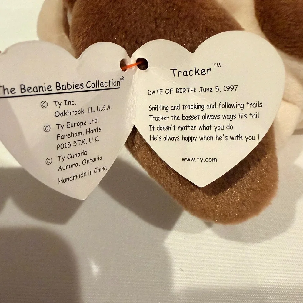 Ty Beanie Babies Dog Lot of 5 Tracker Fetch Spunky Scottie Error Tag Vintage